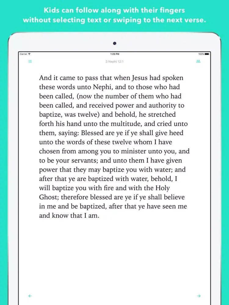 Скриншоты First Verse - Simplified Scriptures for Families iPad 