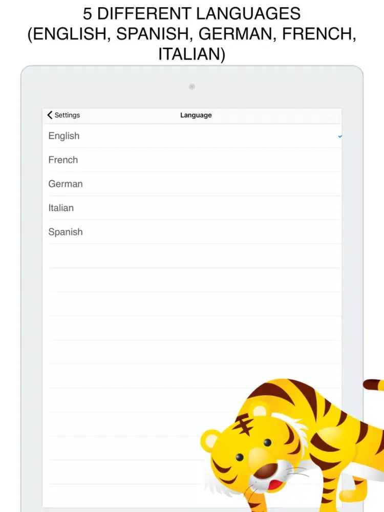 Wild Animals Flashcard for babies and preschool iPad  سکرین شاٹس