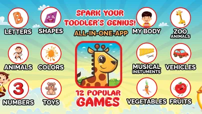 Ảnh chụp màn hình của Toddler Games: Learn ABC, Fun