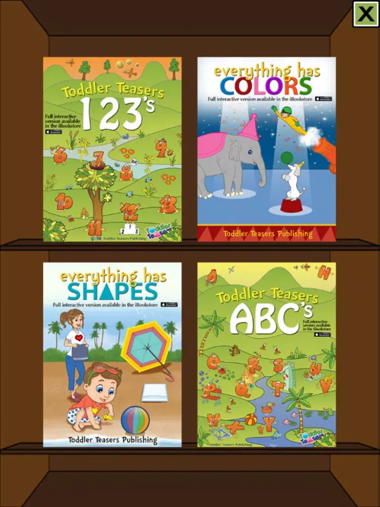 Tangkapan skrin Toddler Teasers World iPad 