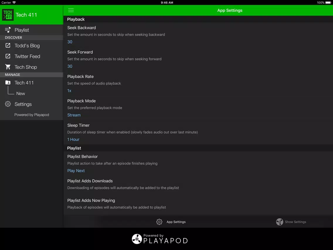 Tech 411 Show iPad  Screenshots
