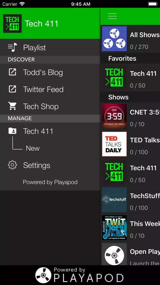 Tech 411 Show Screenshots