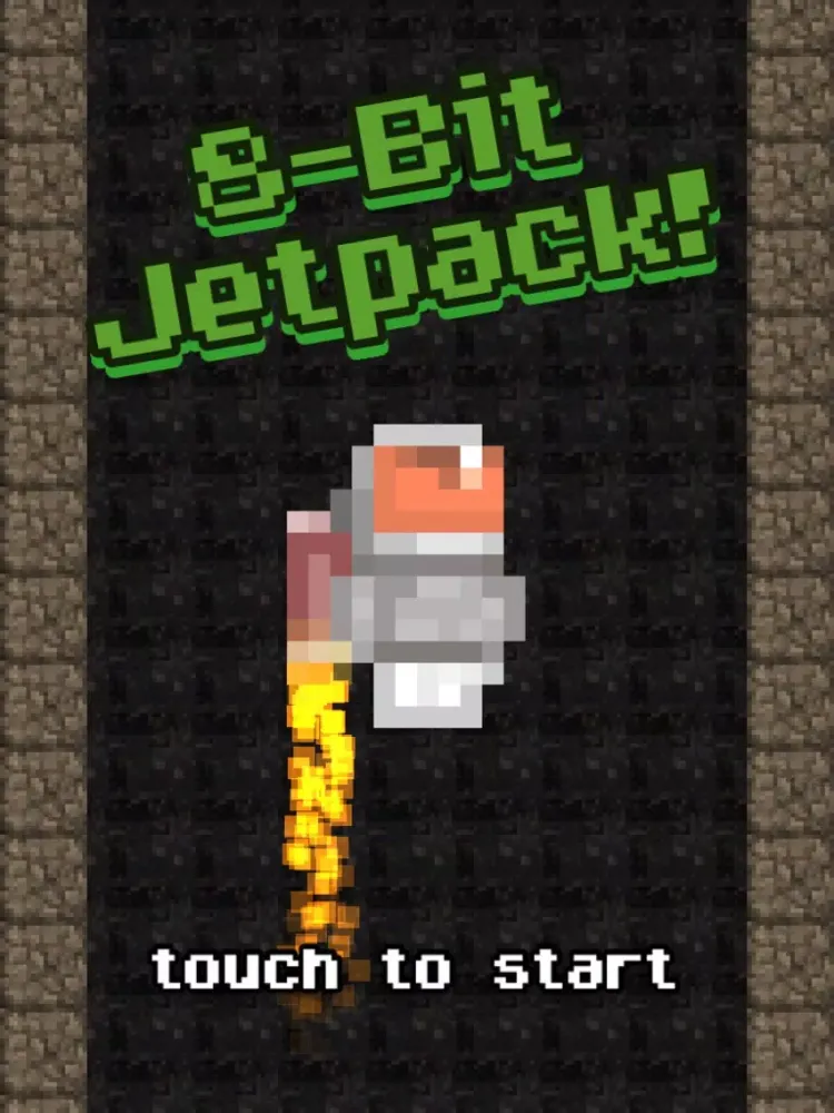 Screenshot di 8-bit Jetpack - Pixel Art Platformer iPad 