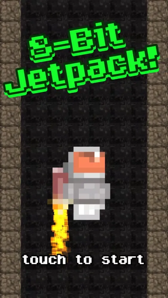 Screenshot di 8-bit Jetpack - Pixel Art Platformer