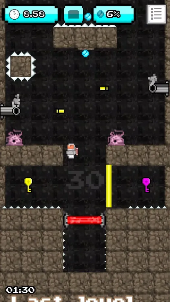 Screenshot di 8-bit Jetpack - Pixel Art Platformer