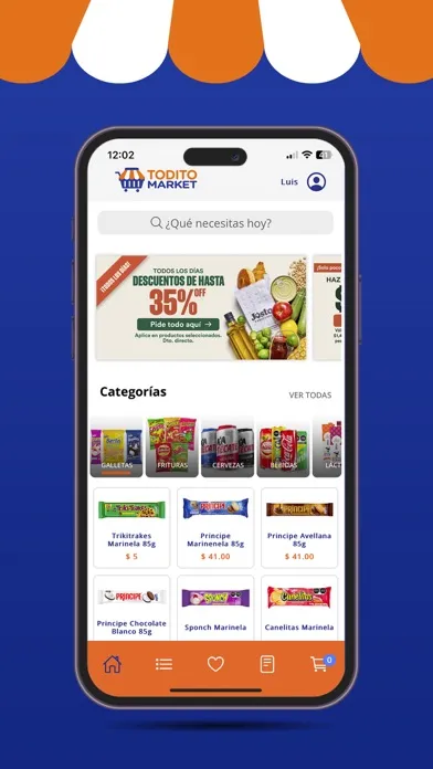 Tangkapan skrin Todito Market eh
