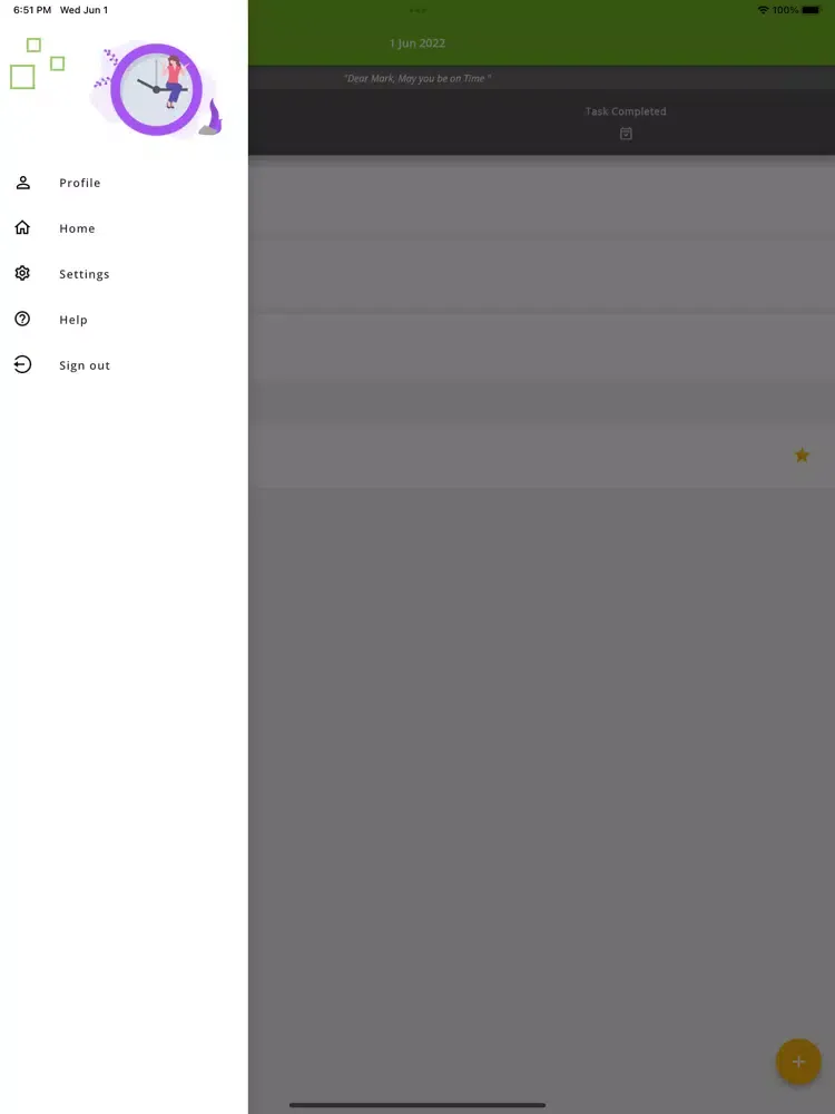 Master Taskly iPad  स्क्रीनशॉट