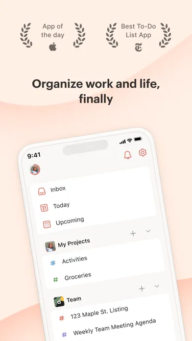 Todoist: To Do List & Calendar স্ক্রিনশট