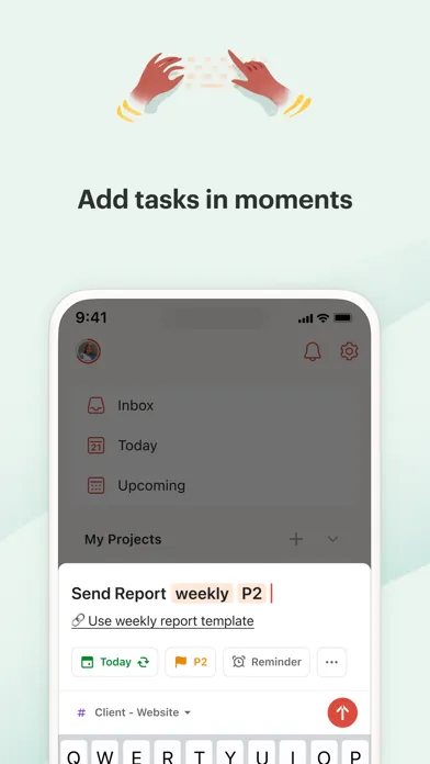 Todoist: To Do List & Calendar স্ক্রিনশট