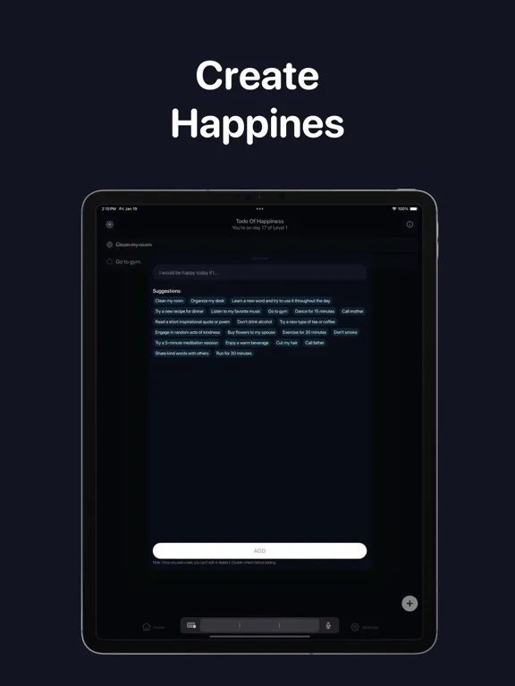 Todo Of Happiness iPad  স্ক্রিনশট