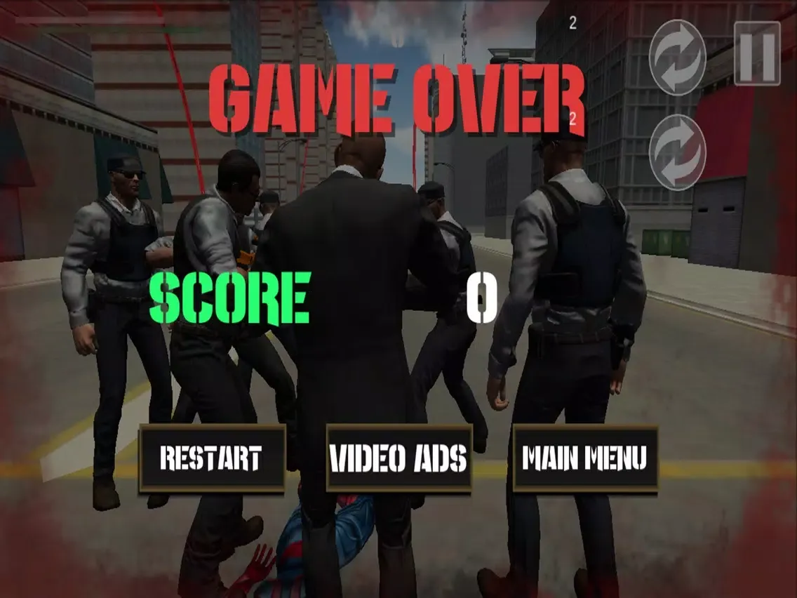 Tangkapan layar Great City War Crime : Mafia iPad 