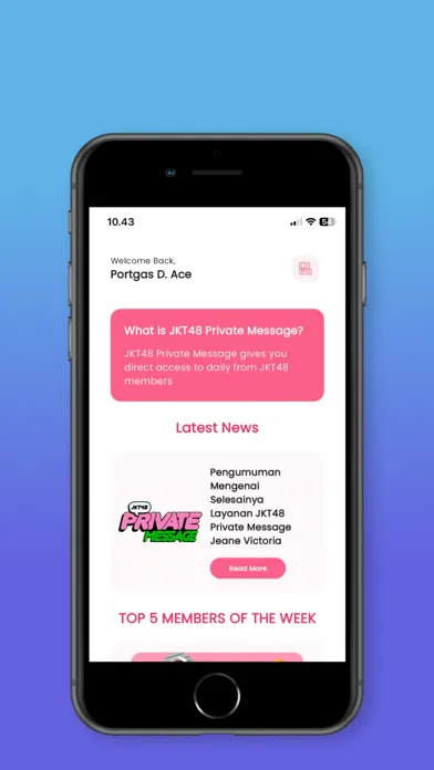 JKT48 PM 스크린샷