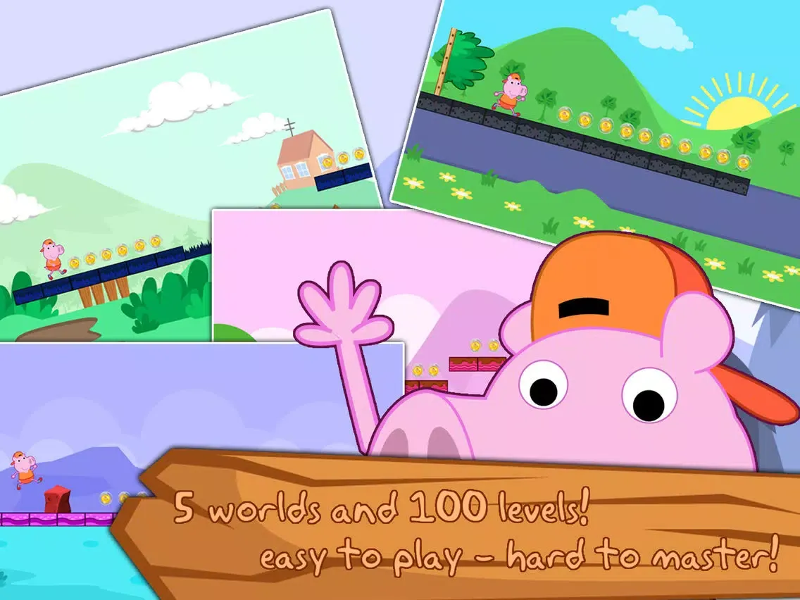 Screenshot di Super Piggy World iPad 