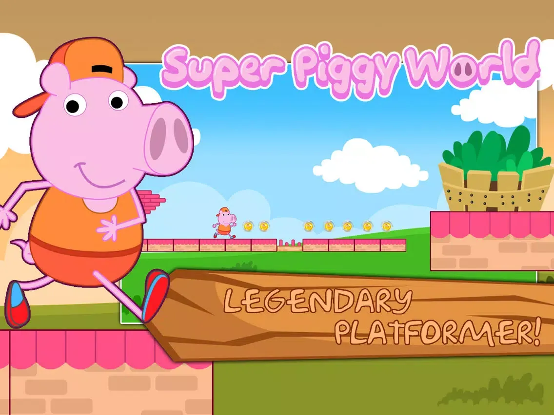 Screenshot di Super Piggy World iPad 