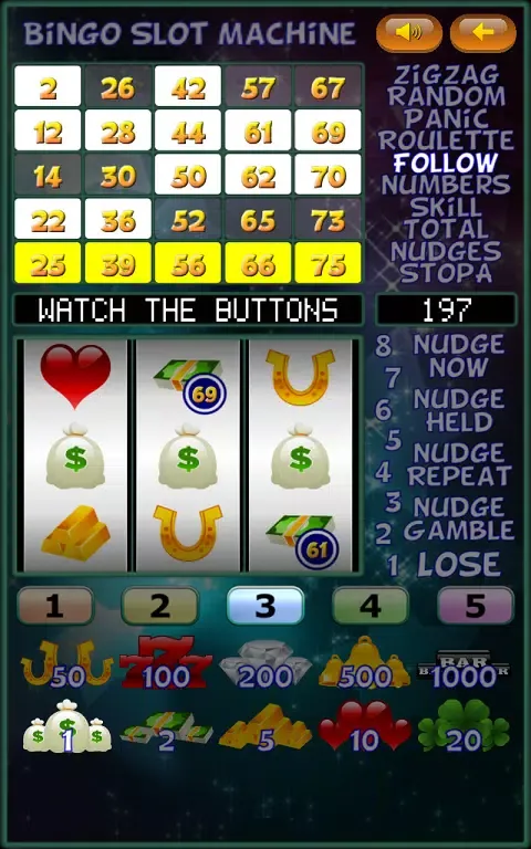 Bingo Slot Machine. Screenshots