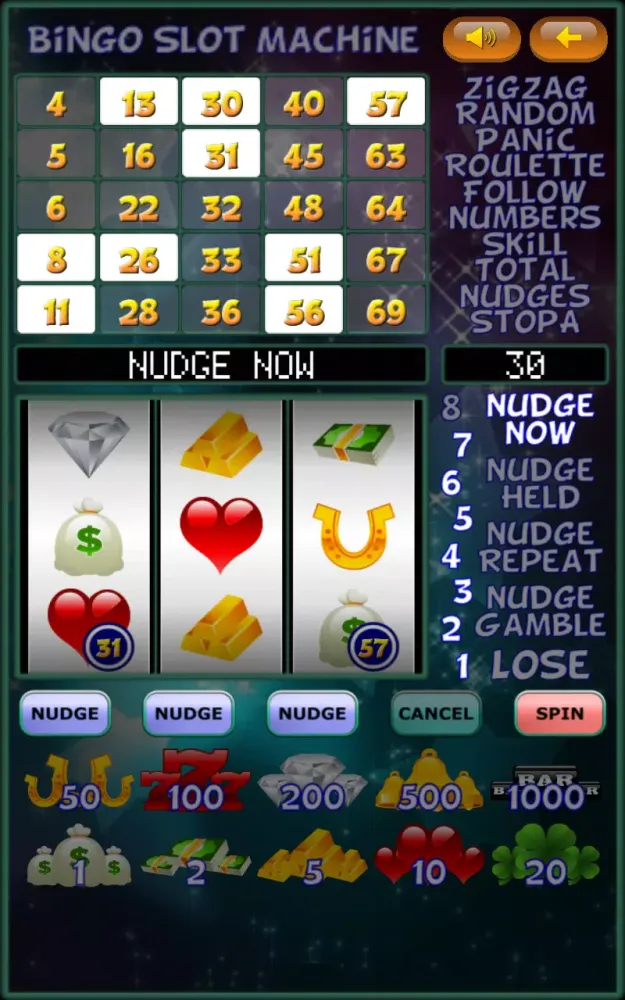 Bingo Slot Machine. Screenshots
