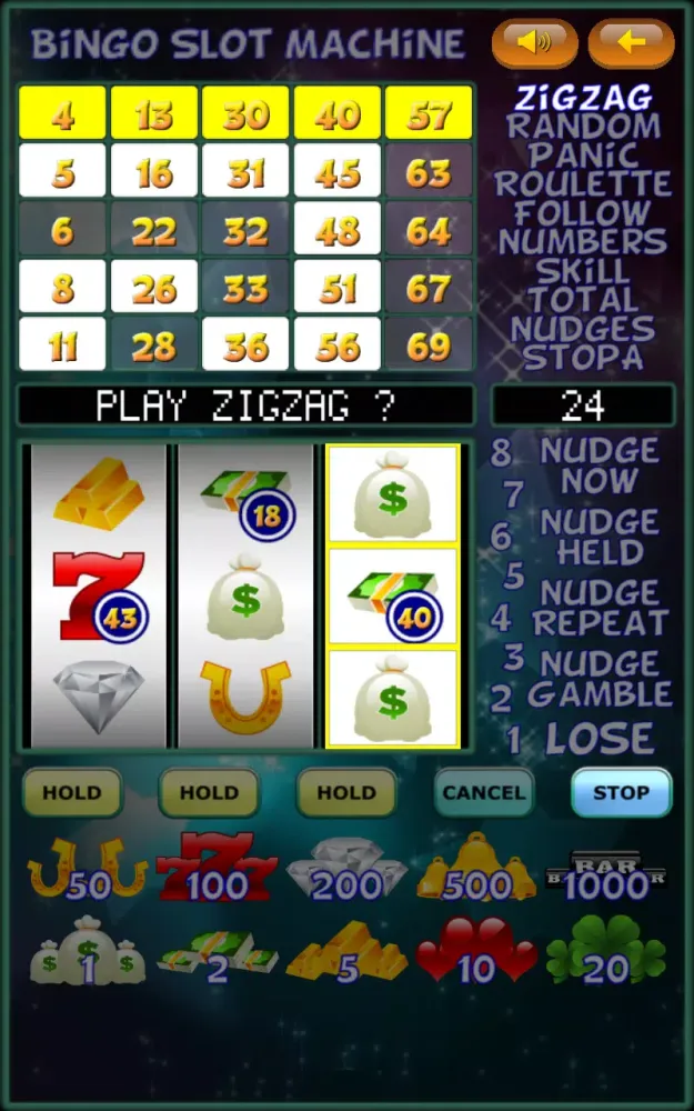 Bingo Slot Machine. Screenshots