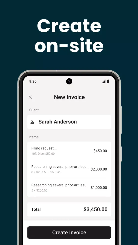 Invoice Maker & Receipt App Screenshots