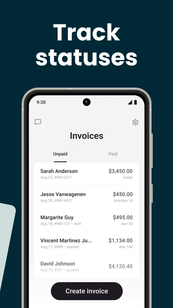 Invoice Maker & Receipt App Screenshots