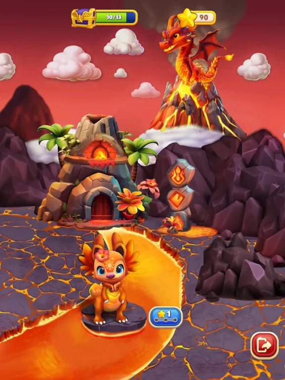 Dragon Match 3D iPad  Ekran Görüntüleri