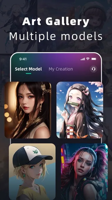 MossAI - AI Art & Chatbot スクリーンショット