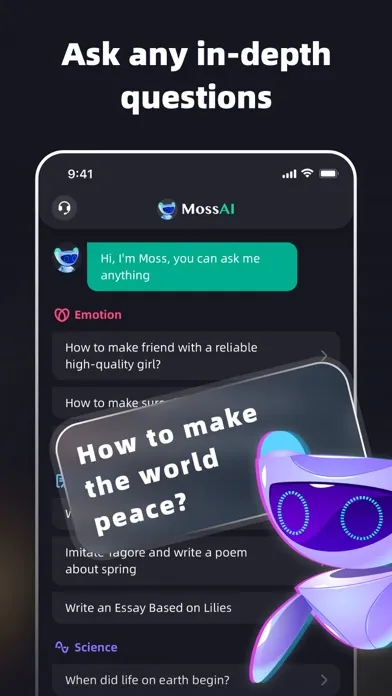 MossAI - AI Art & Chatbot スクリーンショット