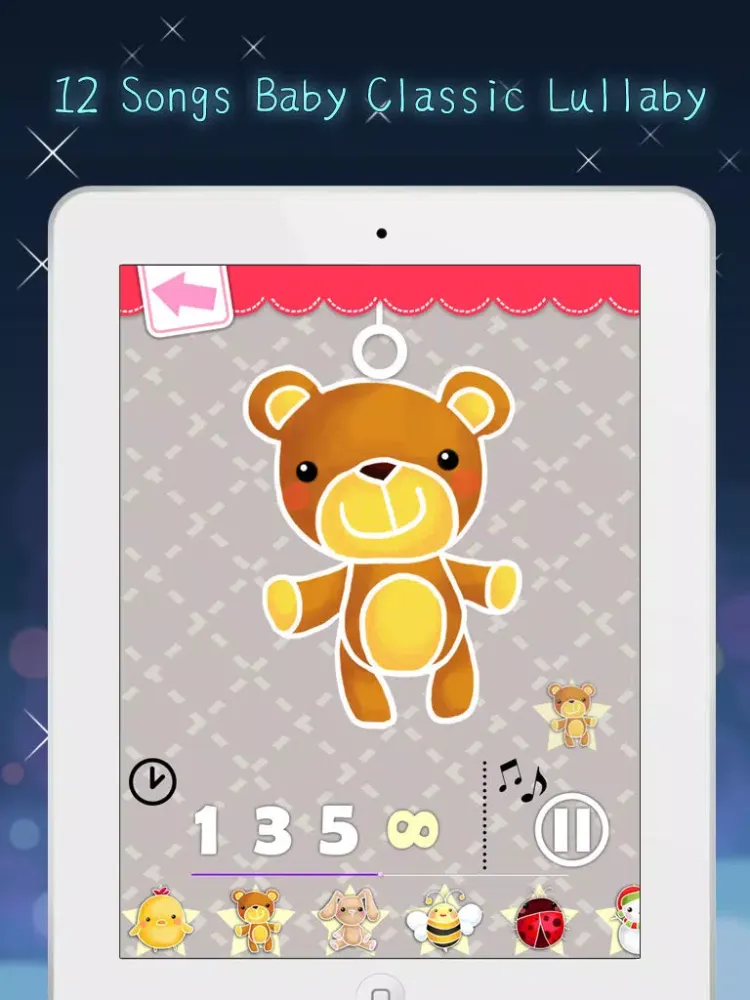 Sweet Nighty Baby Music Box Lullabies HD ™ (100% iBabySitter) iPad  스크린샷