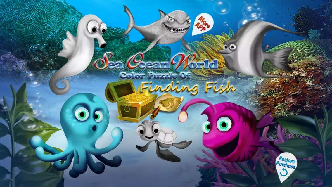 Color Puzzle Of Finding Angry Octopus Fish ™应用截图