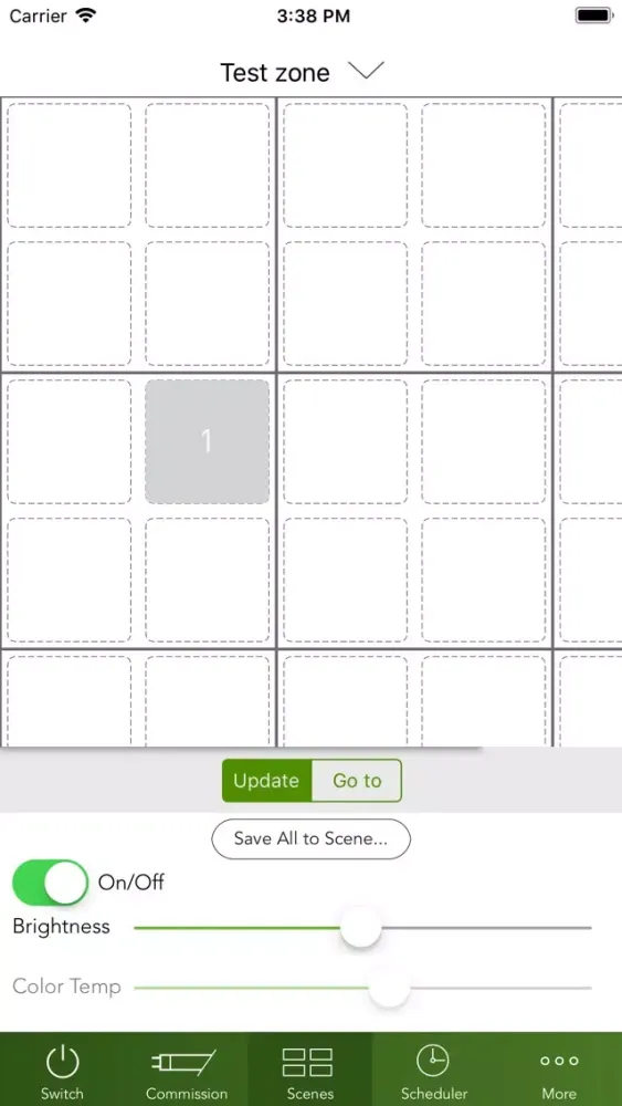 Tangkapan skrin toggled tSMART