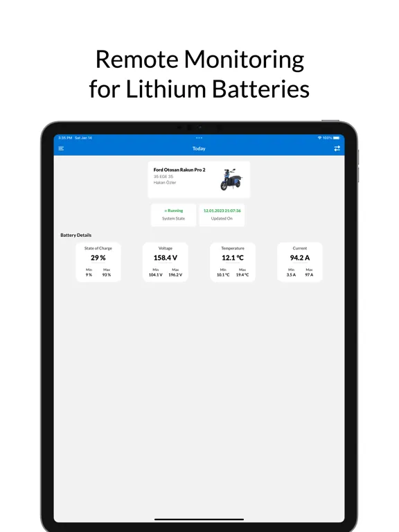 LiBat Connect Smart Batteries iPad  স্ক্রিনশট