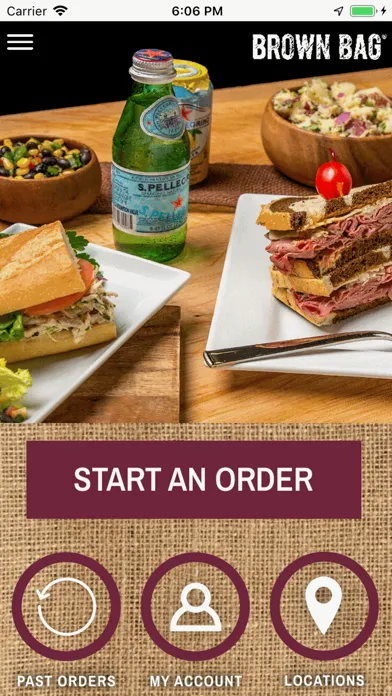 Capturas de pantalla de Brown Bag Order Ahead