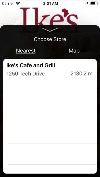 Ike's Cafe and Grill スクリーンショット