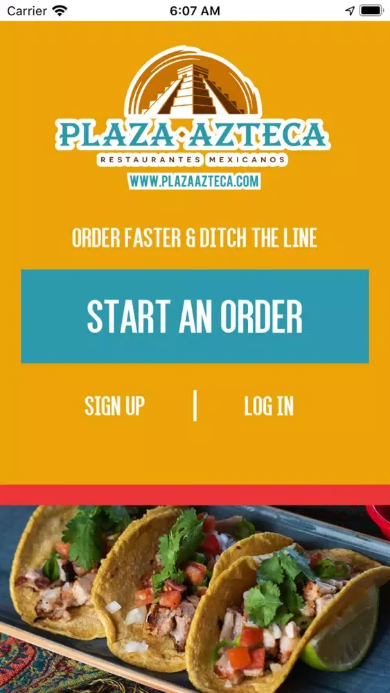 Capturas de pantalla de Plaza Azteca Mexican Food