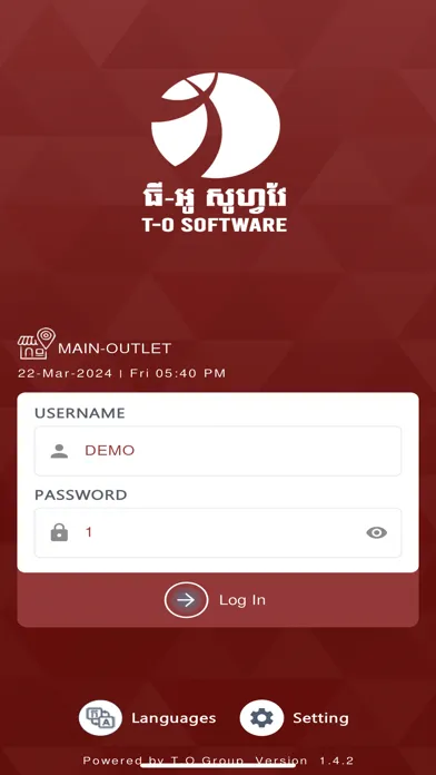 Screenshot di T.O Restaurant POS