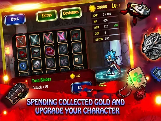 Ninja fight devil & monster iPad Screenshots