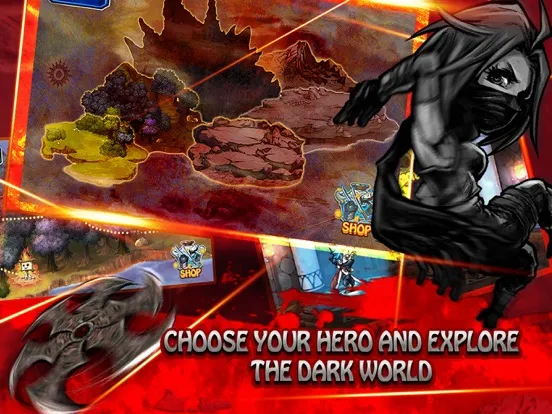 Ninja fight devil & monster iPad Screenshots