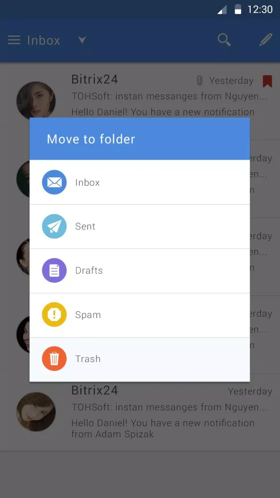 Email Screenshots