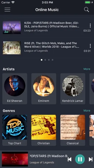 Скриншоты MusicOZ: Music player