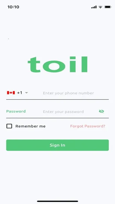 Toil Service Ekran Görüntüleri