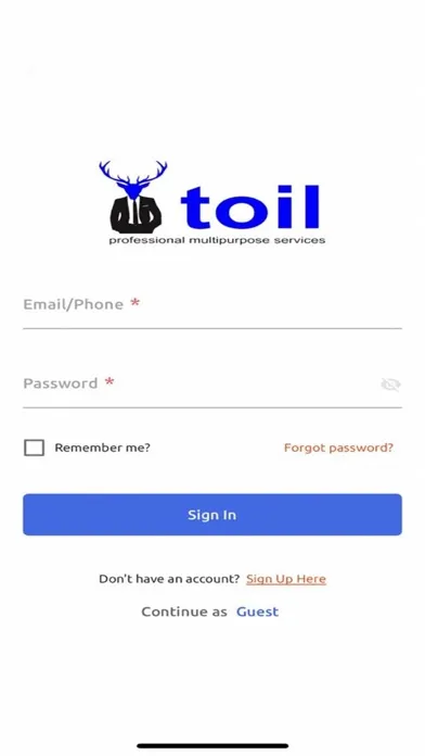 Capturas de pantalla de Toil User