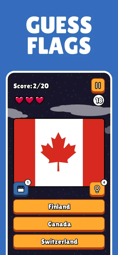Guess Flags Screenshots