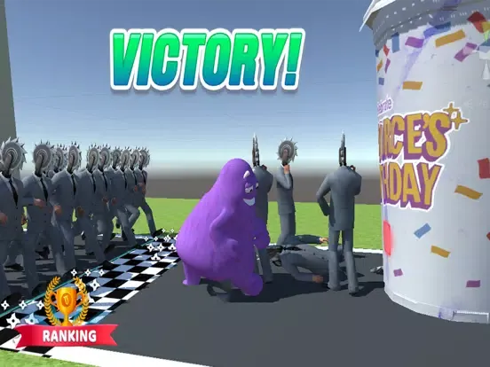 grimace shake: road battle iPad  Screenshots