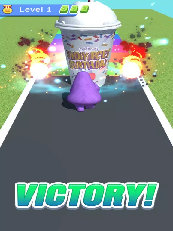 grimace shake: road battle iPad  Screenshots