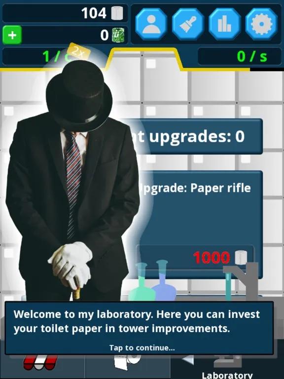 Capturas de pantalla de Toilet Paper Tycoon iPad 
