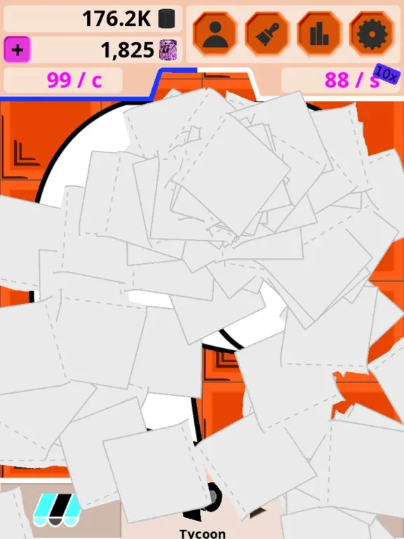 Capturas de pantalla de Toilet Paper Tycoon iPad 