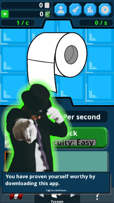 Capturas de pantalla de Toilet Paper Tycoon