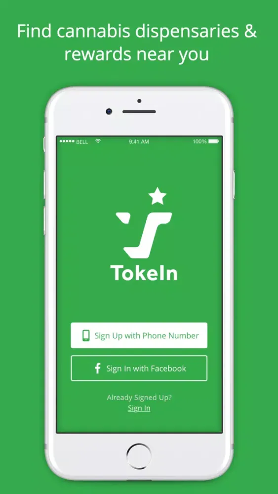 TokeIn: Get Cannabis Rewards স্ক্রিনশট