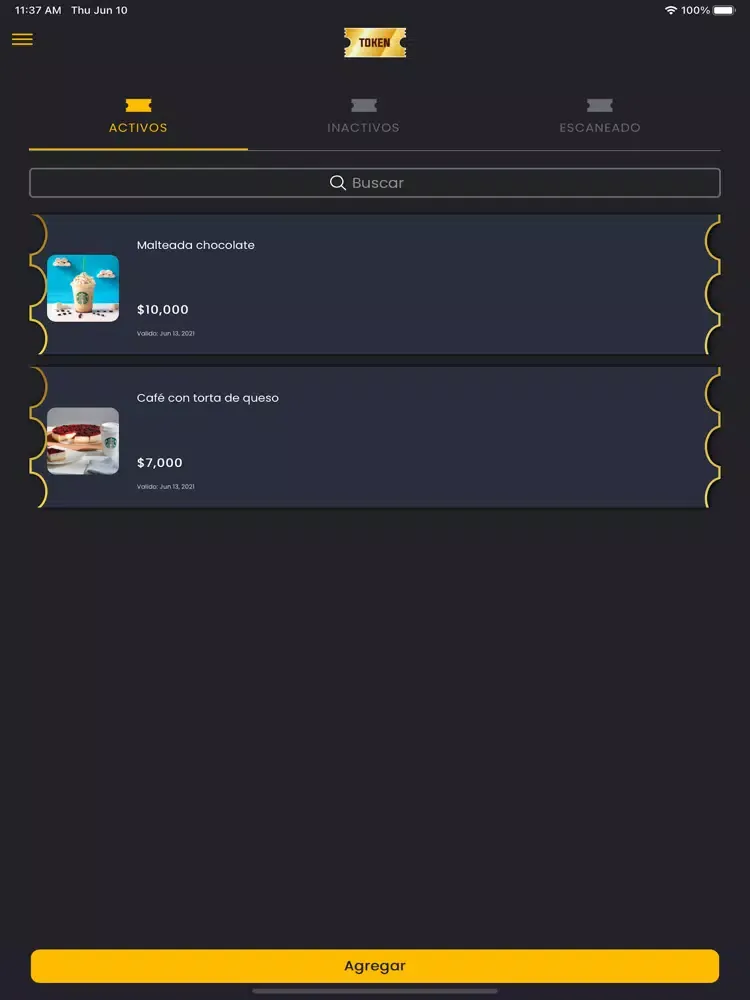 Token Negocios iPad 应用截图