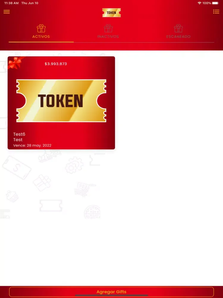 Token Negocios iPad 应用截图