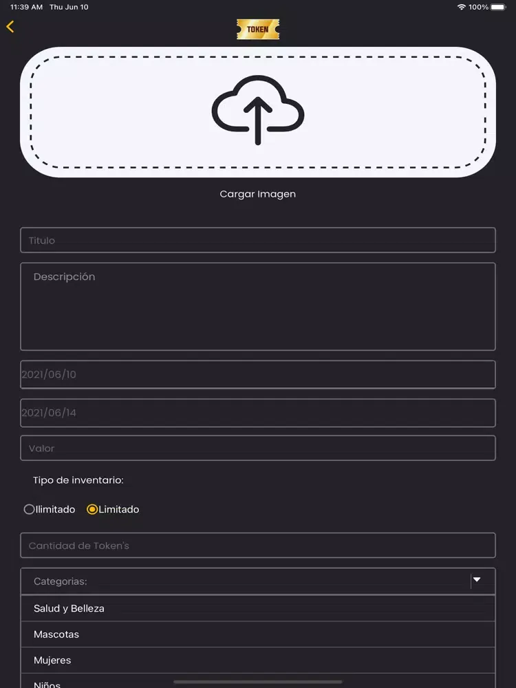 Token Negocios iPad 应用截图
